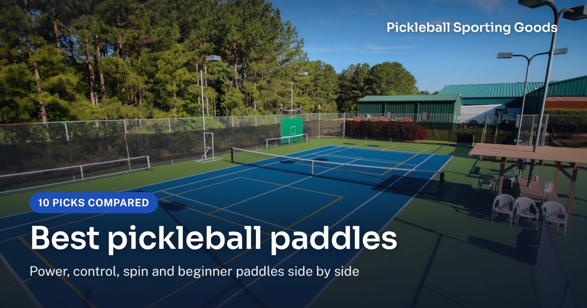 Best pickleball paddles: 10 picks compared