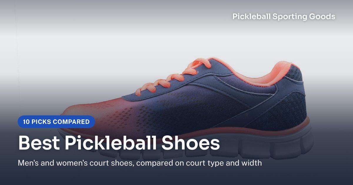 Best pickleball shoes: 10 picks compared, a court shoe on a pale grey background