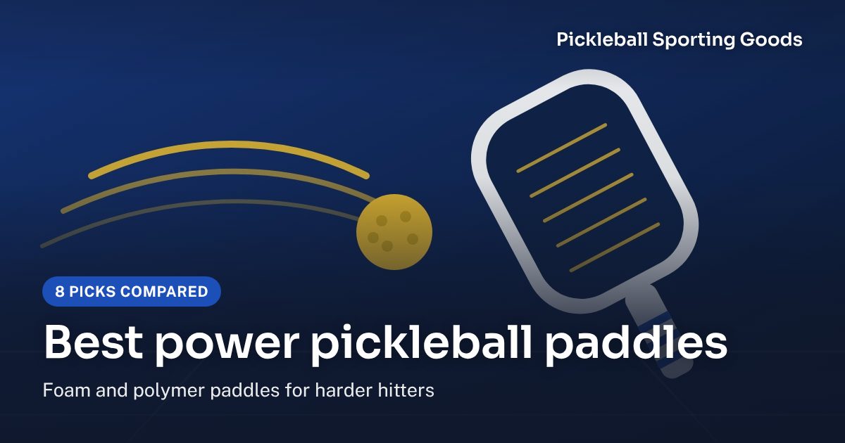 Illustration of a pickleball paddle and a ball with speed arcs